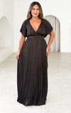 Anais Maxi Dress - Dark Espresso Brown