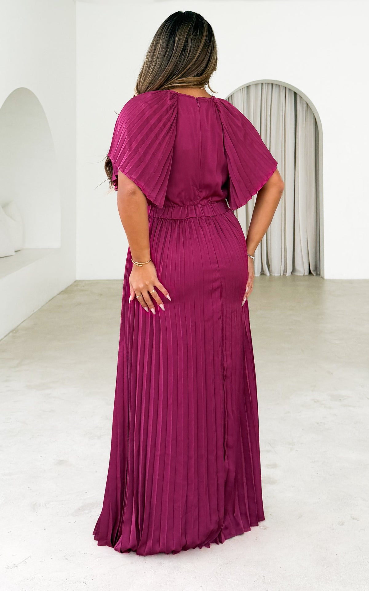 Anais Maxi Dress - Plum