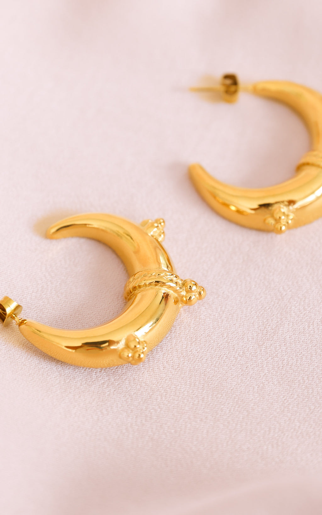Arnaldo Hoop Earrings - Gold Vintage
