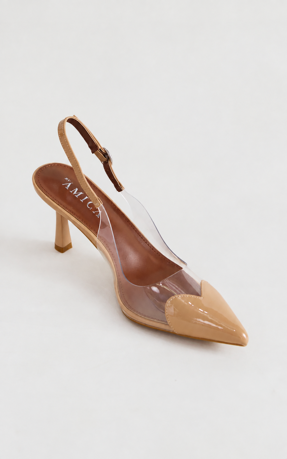 Angelmay Slingback Heels - Warm Nude