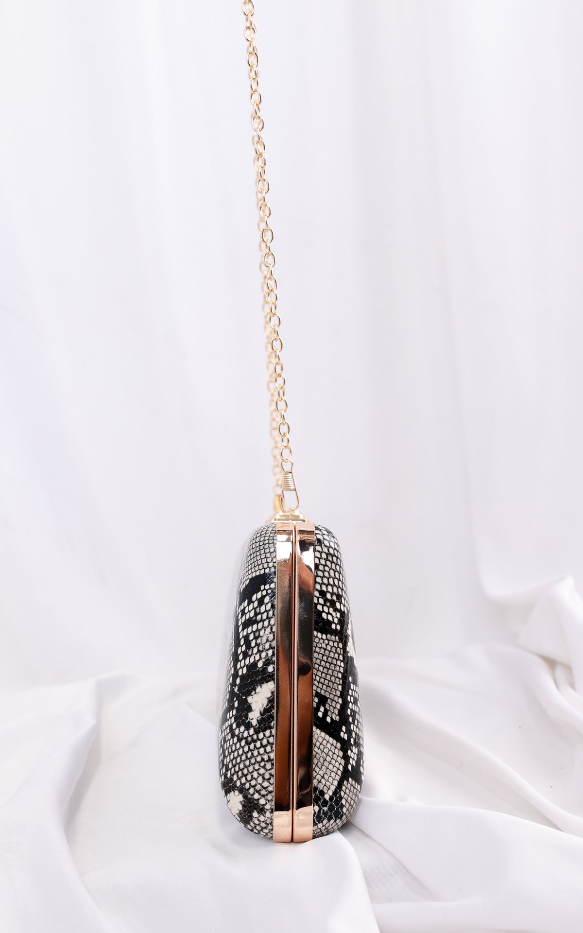 Braxton Clutch Bag - Snake Print