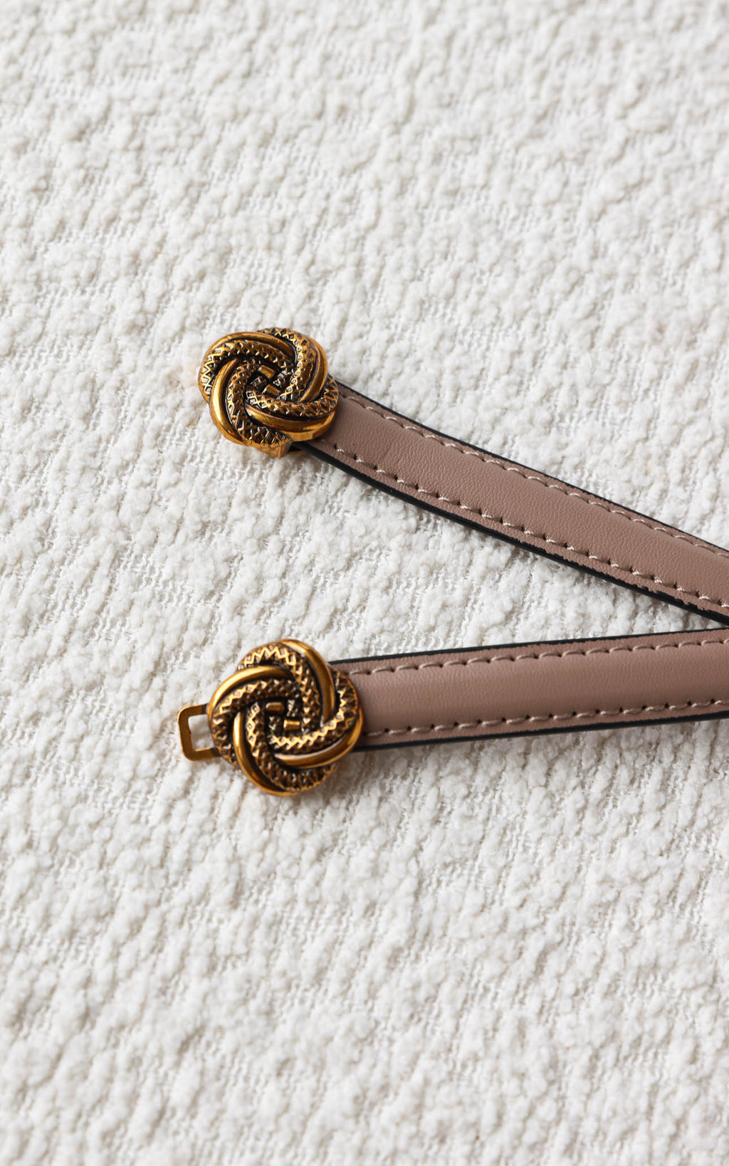 Candice Belt - Taupe Knot