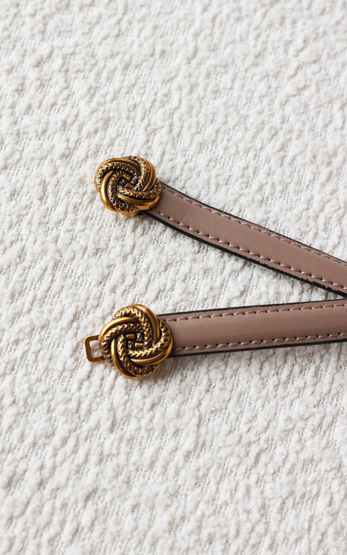 Candice Belt - Taupe Knot