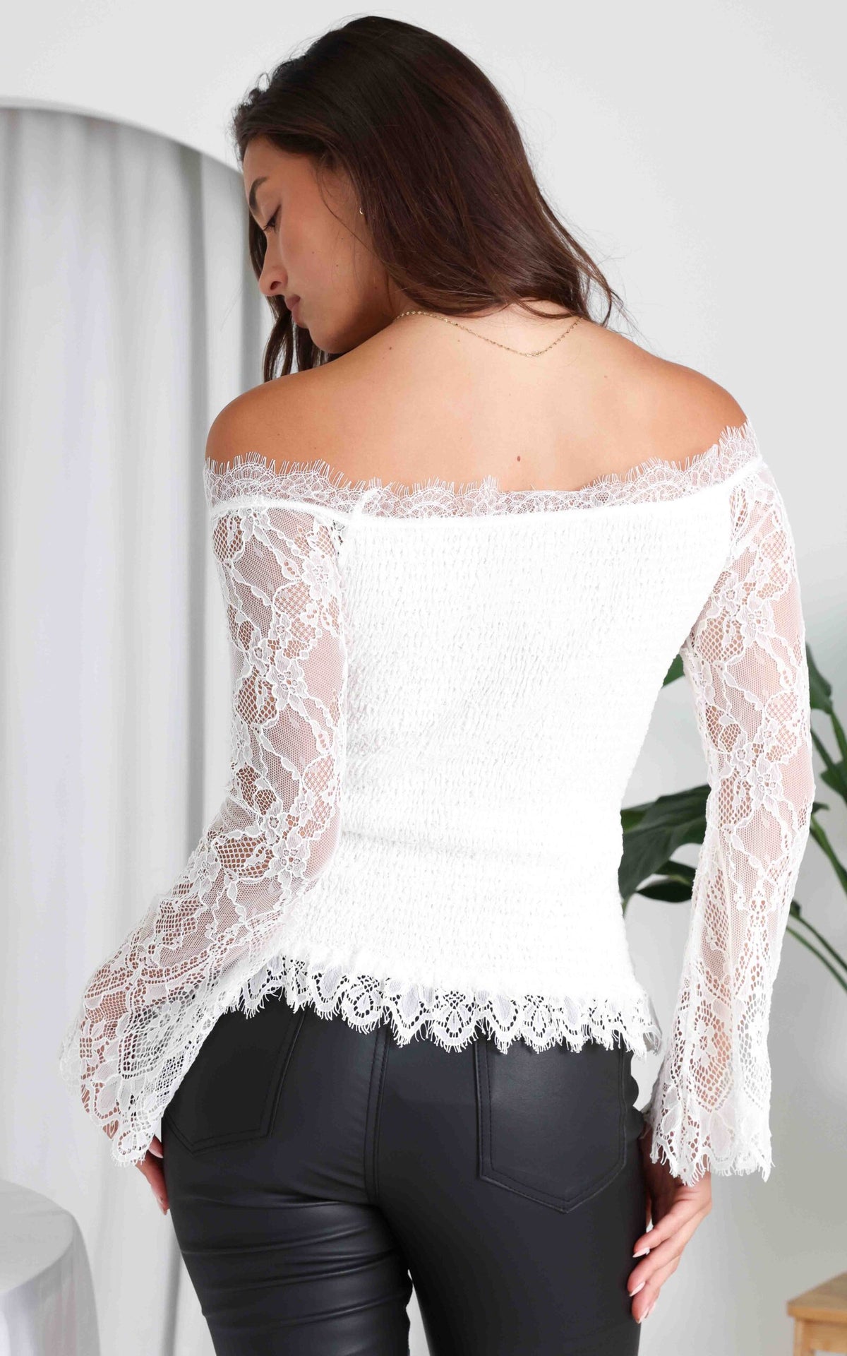 Casanova Lace Top - White