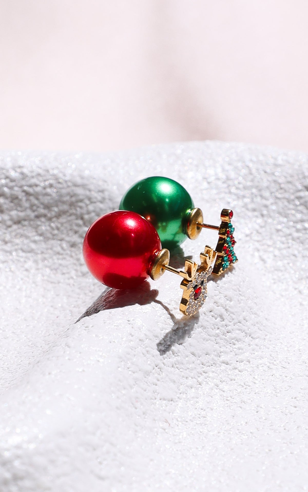 Christmas Eve Bauble Stud Earrings - Mix n Match Ball