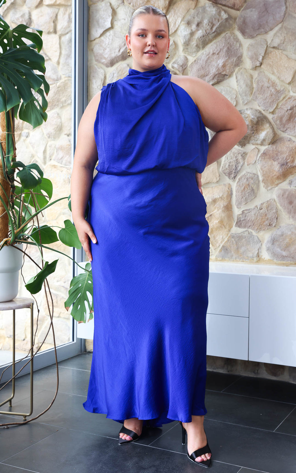 Cobero Maxi Dress - Cobalt Blue