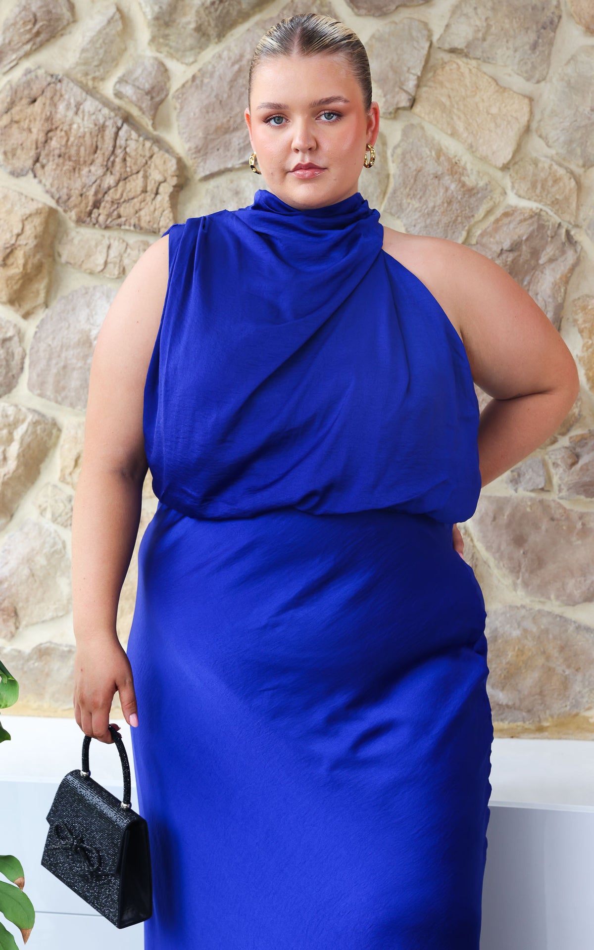 Cobero Maxi Dress - Cobalt Blue
