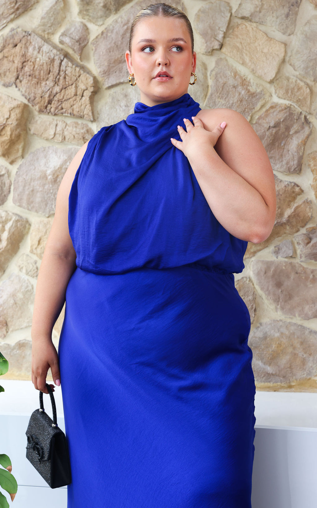 Cobero Maxi Dress - Cobalt Blue