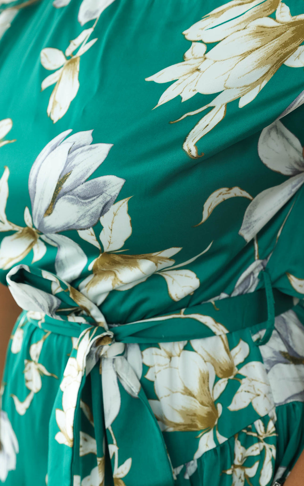 Kassidy Maxi Dress - Green Floral