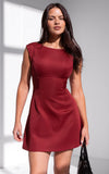Hivita Mini Dress - Wine
