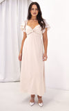 In The Sky Maxi Dress - Bone