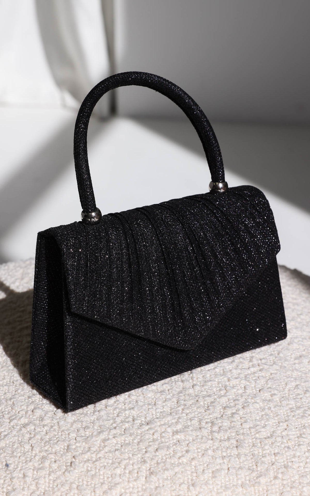 Yalena Shimmer Bag - Black
