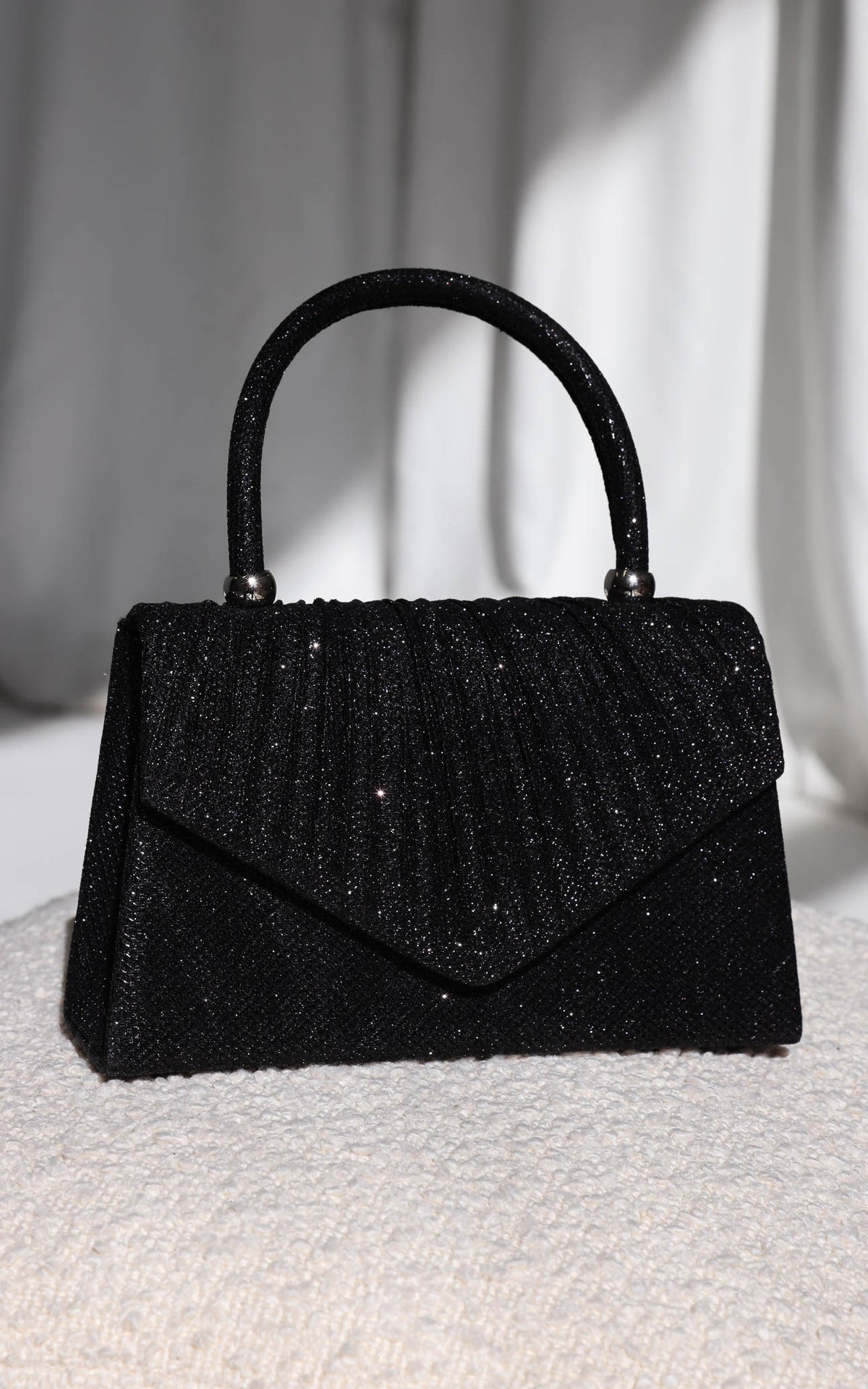 Yalena Shimmer Bag - Black