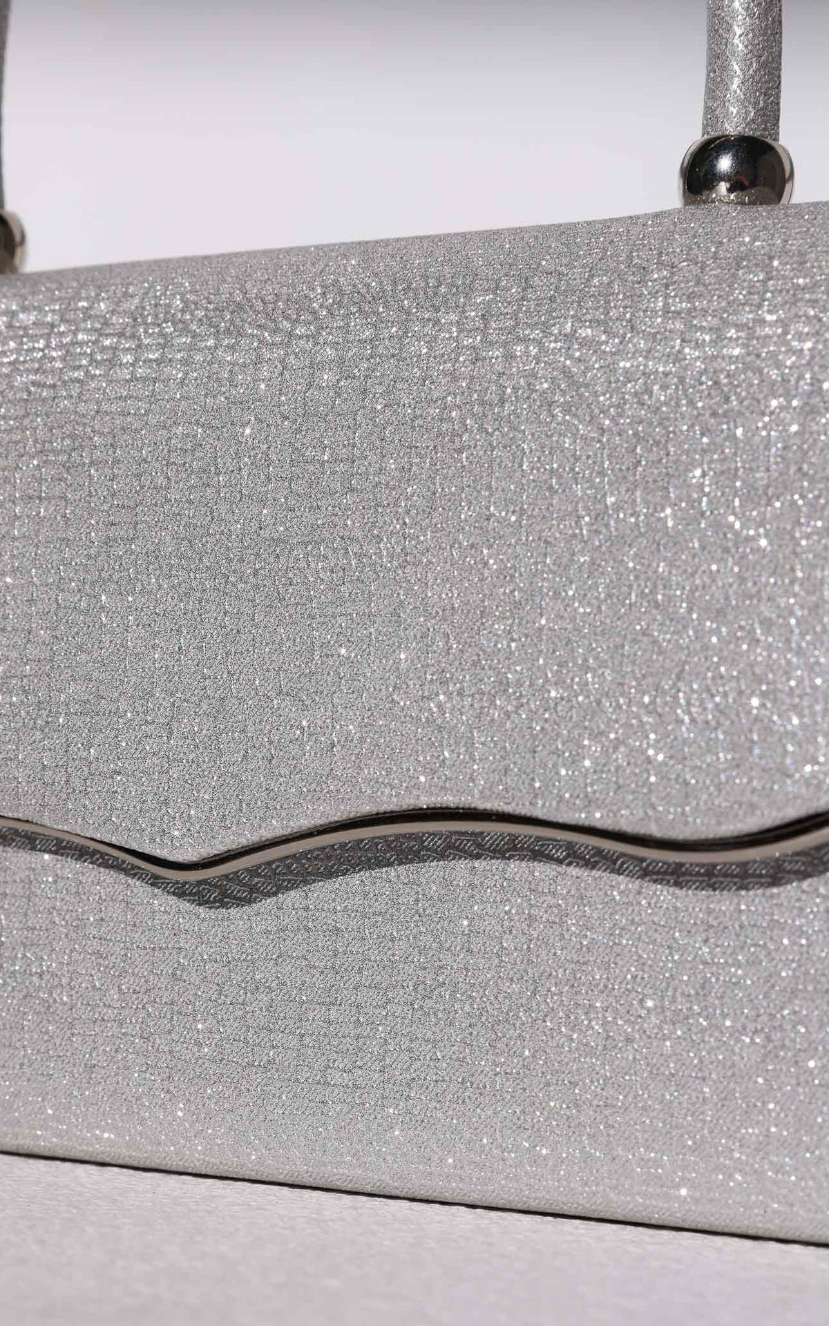 Jalisa Texture Bag - Silver Metallic