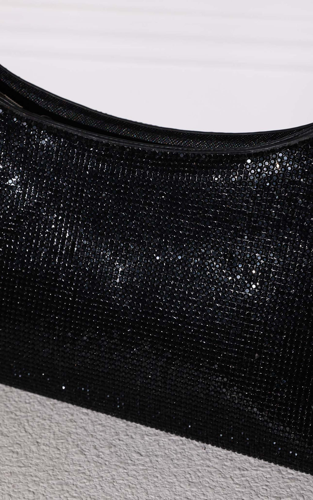 Jayda Rhinestone Bag - Black