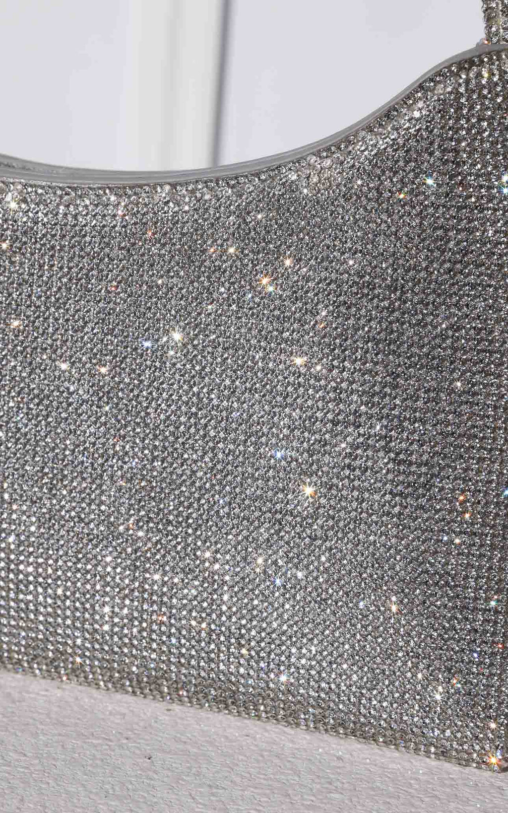 Jayda Rhinestone Bag - Silver
