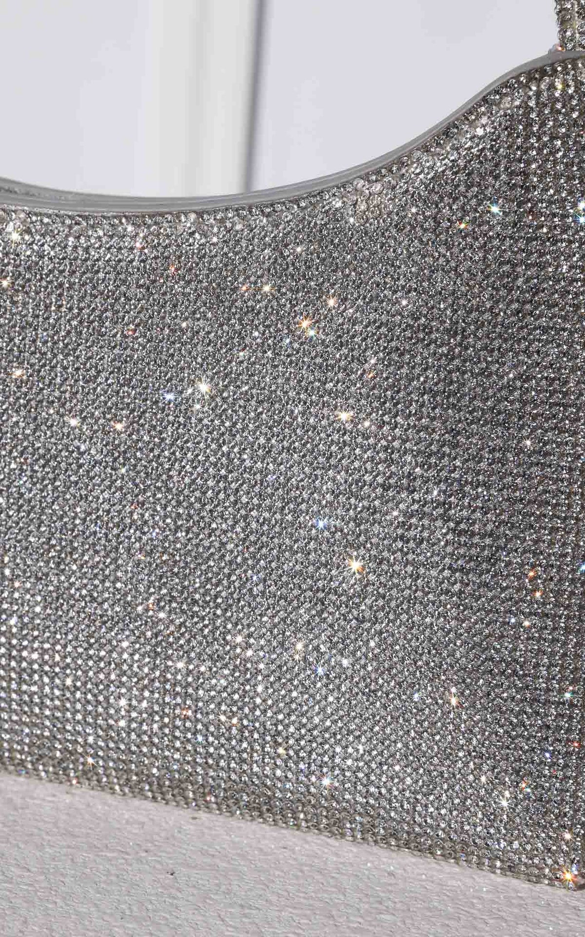 Jayda Rhinestone Bag - Silver