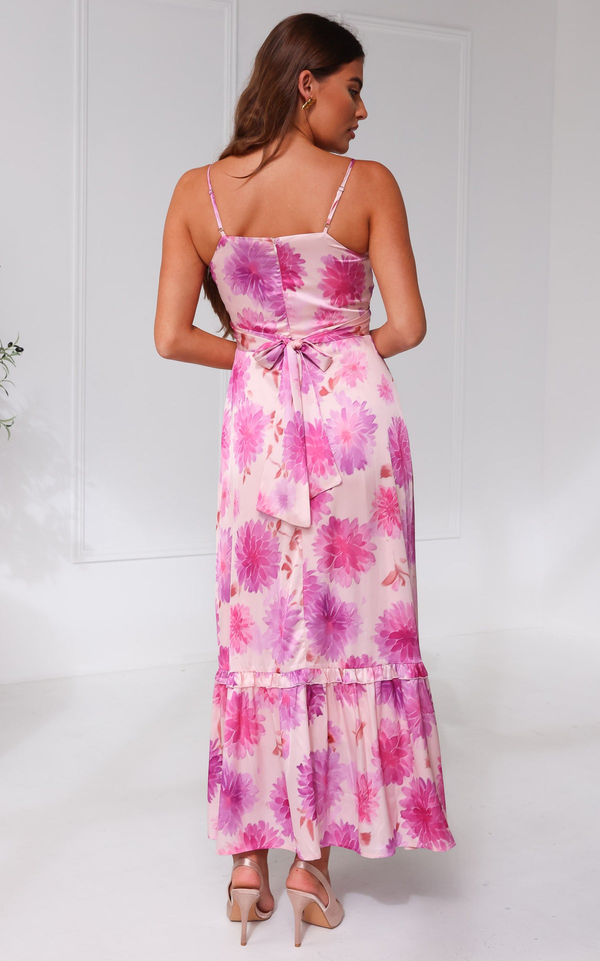 Kamila Maxi Dress - Pink Purple Floral