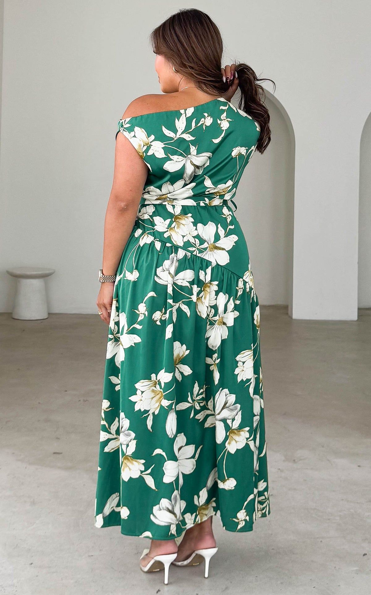 Kassidy Maxi Dress - Green Floral