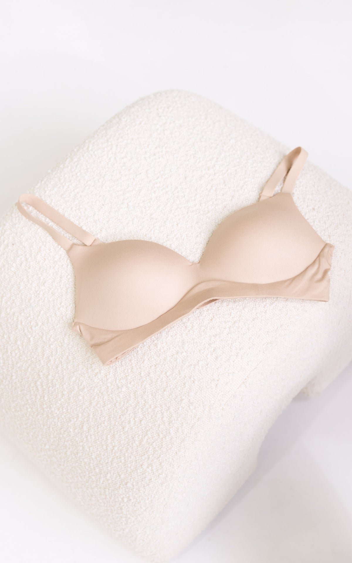 Lanie Wireless Push Up Bra - Nude