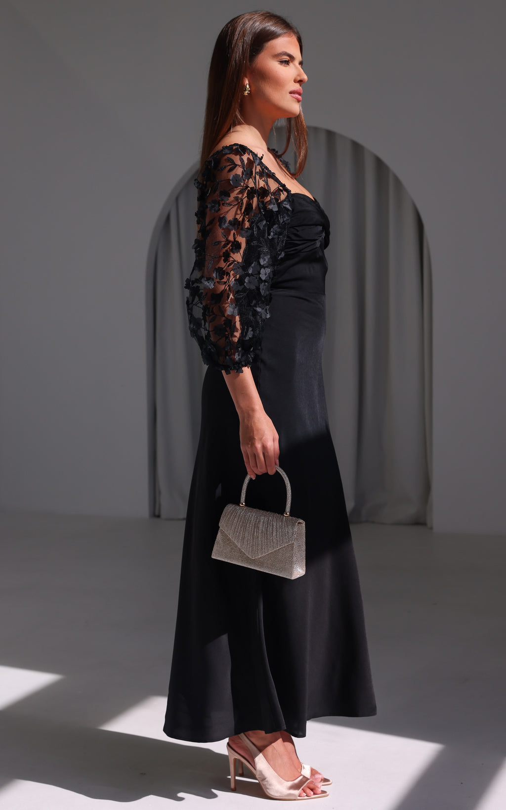 Leana Maxi Dress - Black