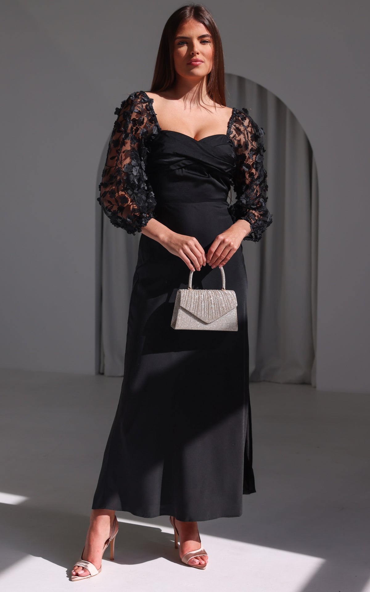 Leana Maxi Dress - Black