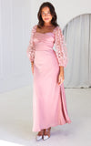 Leana Maxi Dress - Dusty Pink