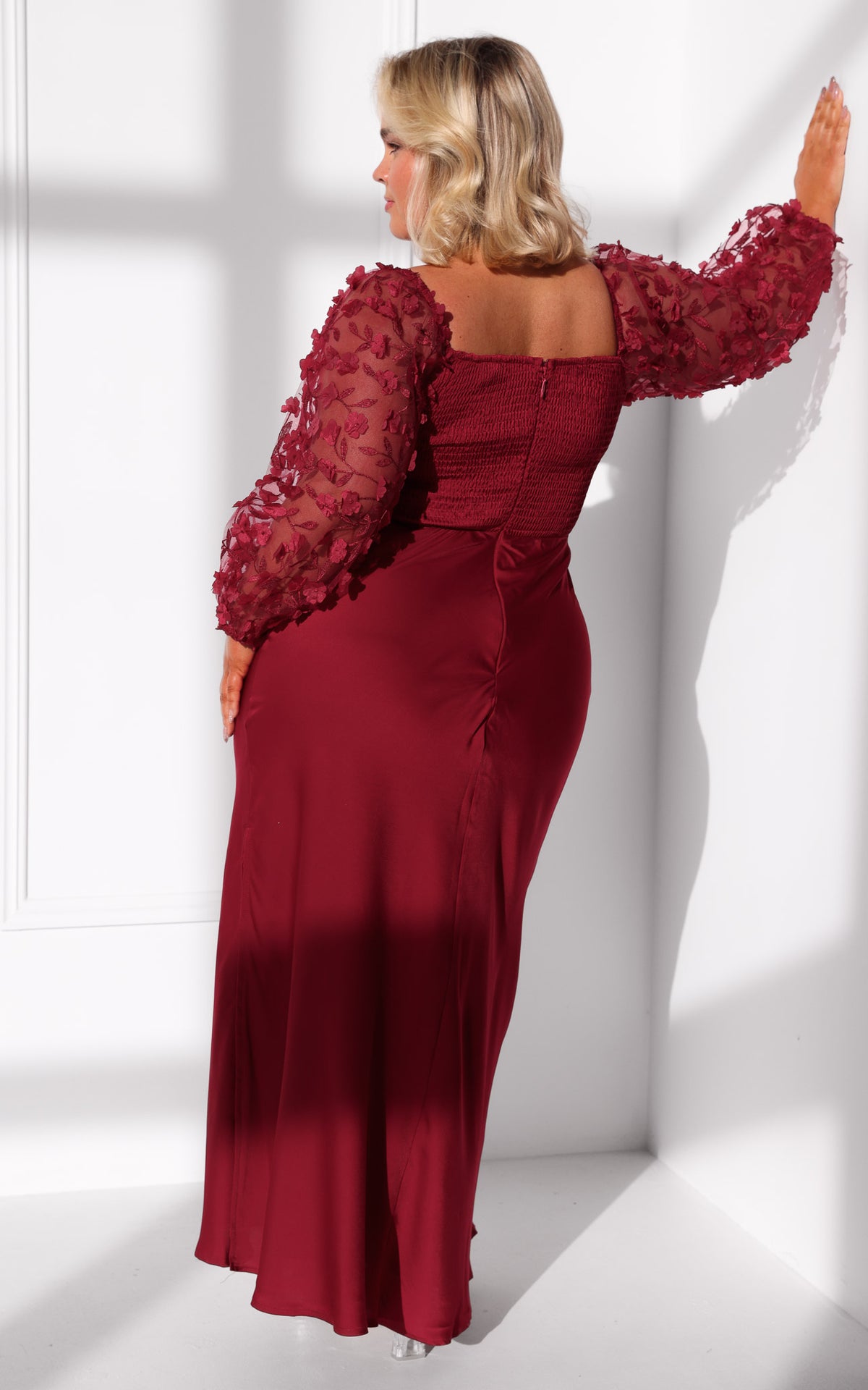 Leana Maxi Dress - Wine