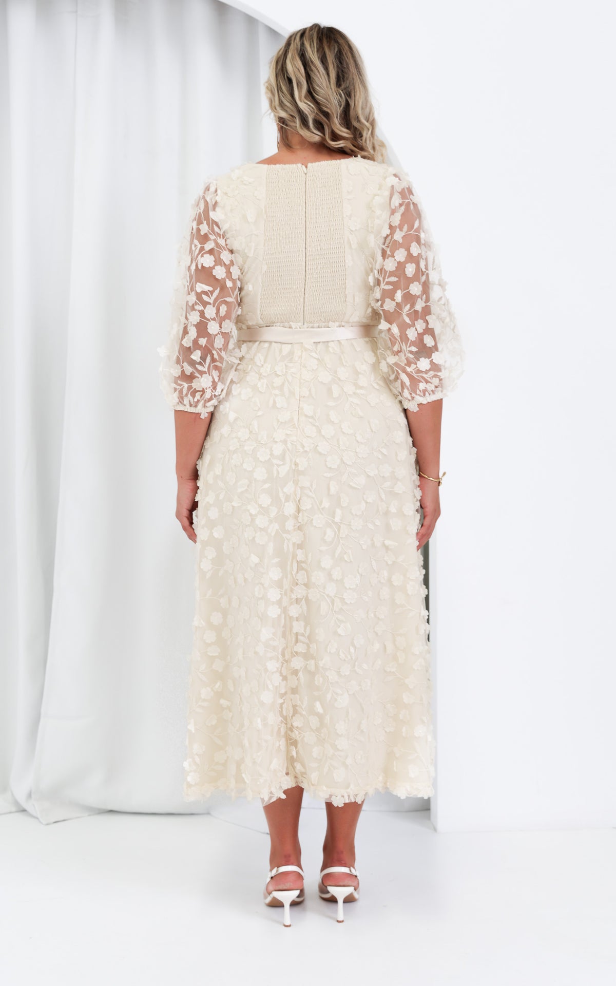 Leonie Maxi Dress - Cloud Cream