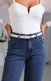 Iowa Belt - White D