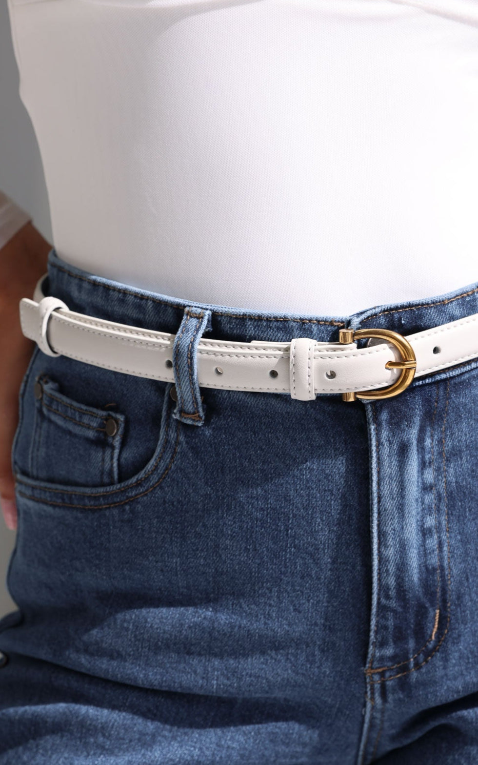 Iowa Belt - White D