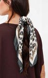 Lombardi Square Bandana - Green Animal Multi Print