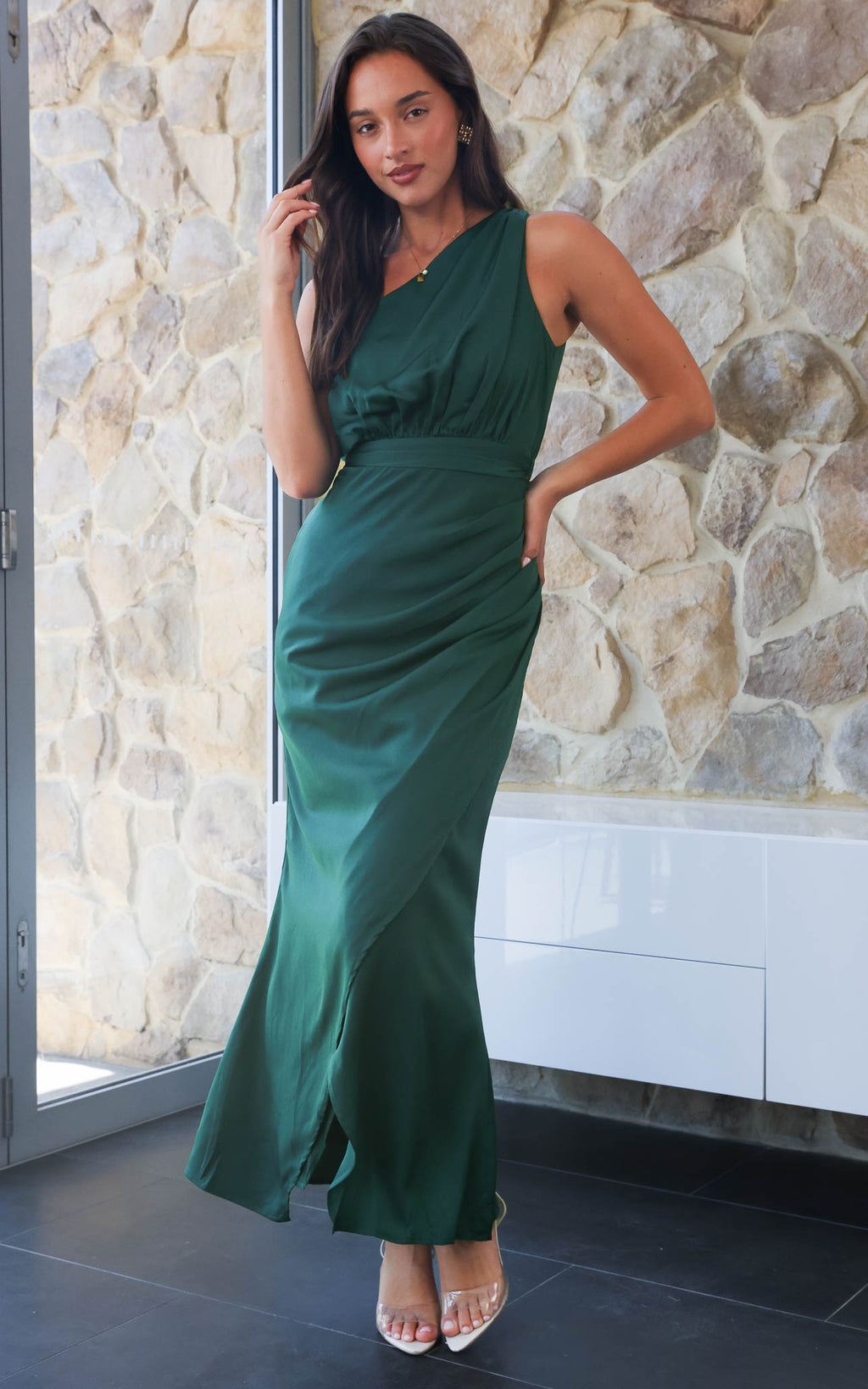 Macpherson Maxi Dress - Teal Green