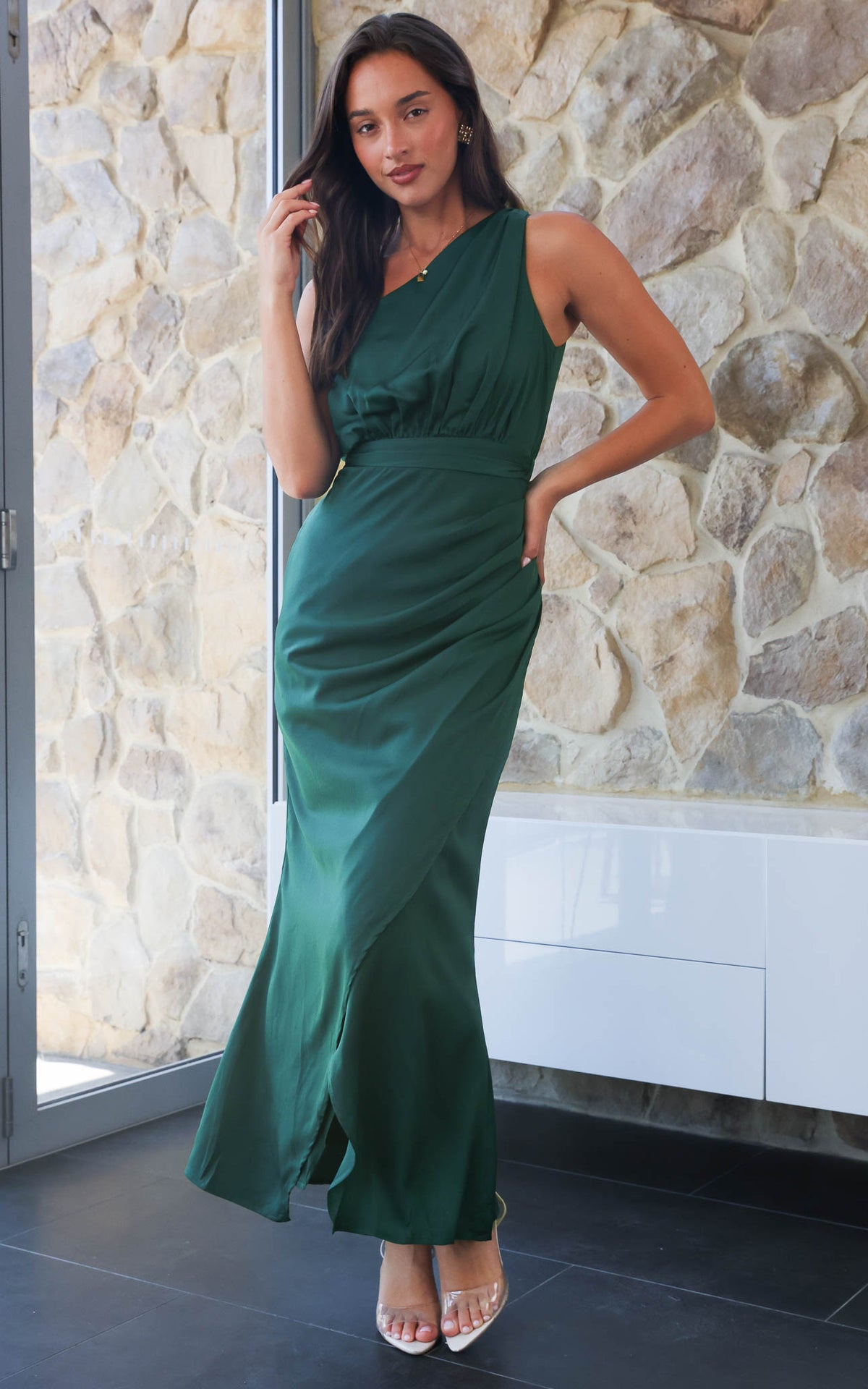 Macpherson Maxi Dress - Teal Green