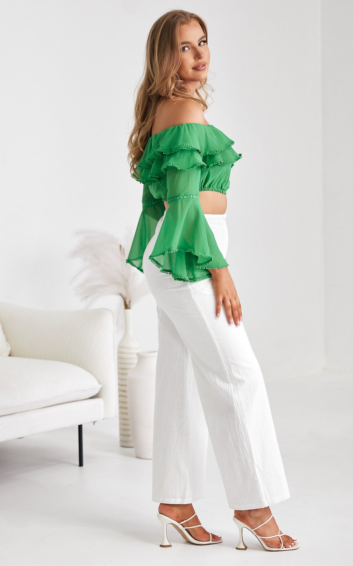 Misha Crop Top - Green