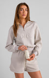 Miku Quarter Zip Jumper - Bone