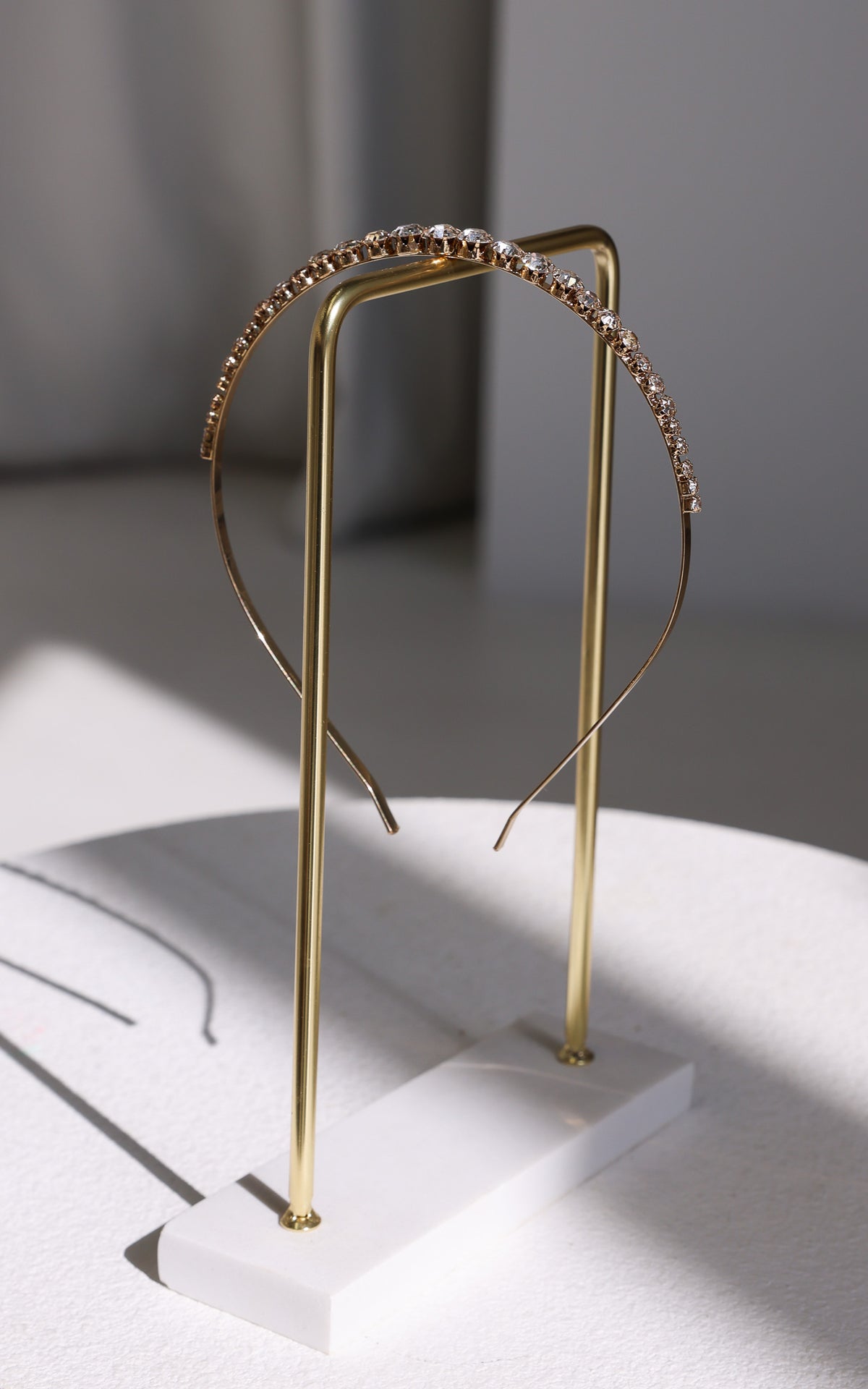 Millicent Headband - Gold Diamante