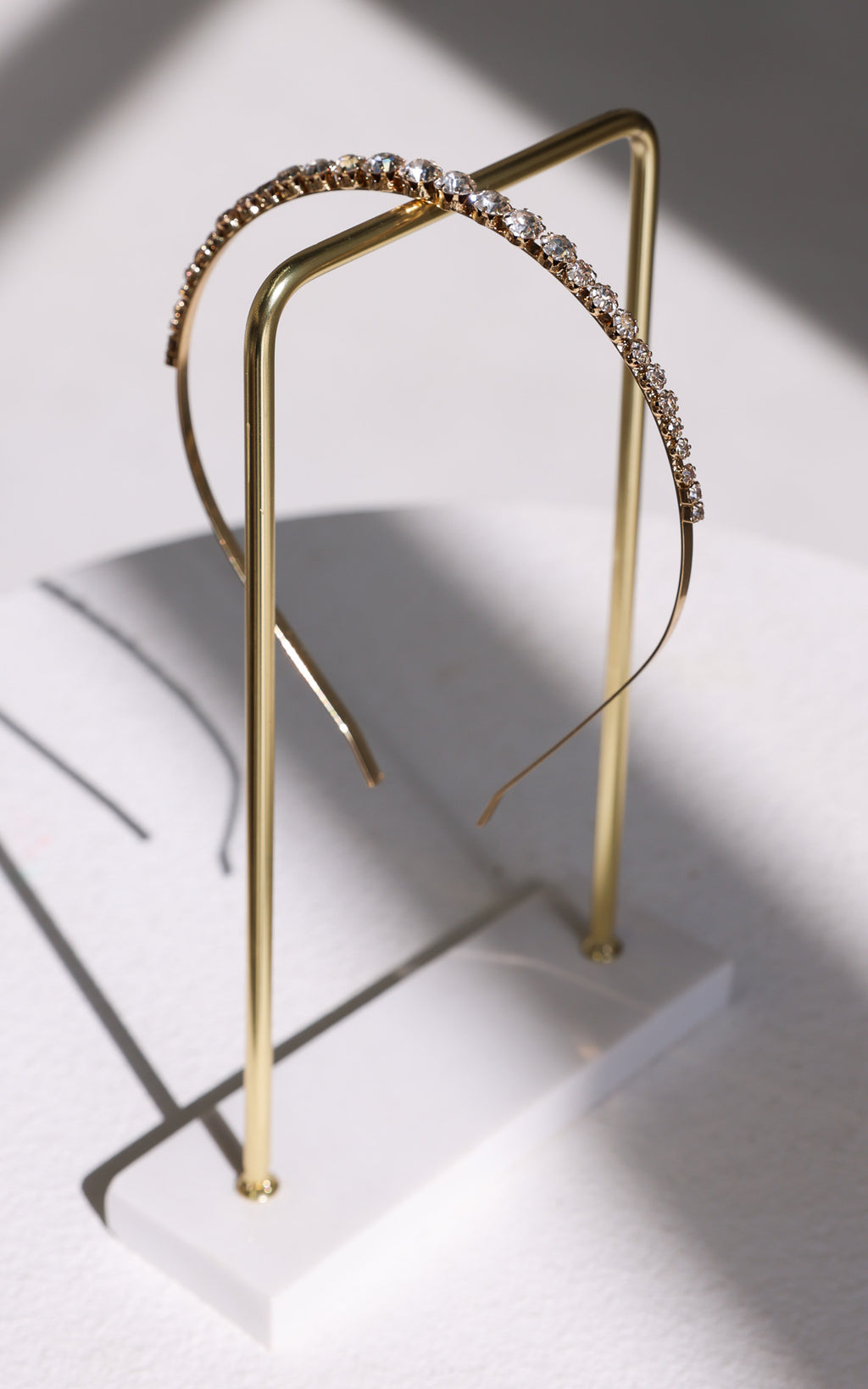 Millicent Headband - Gold Diamante