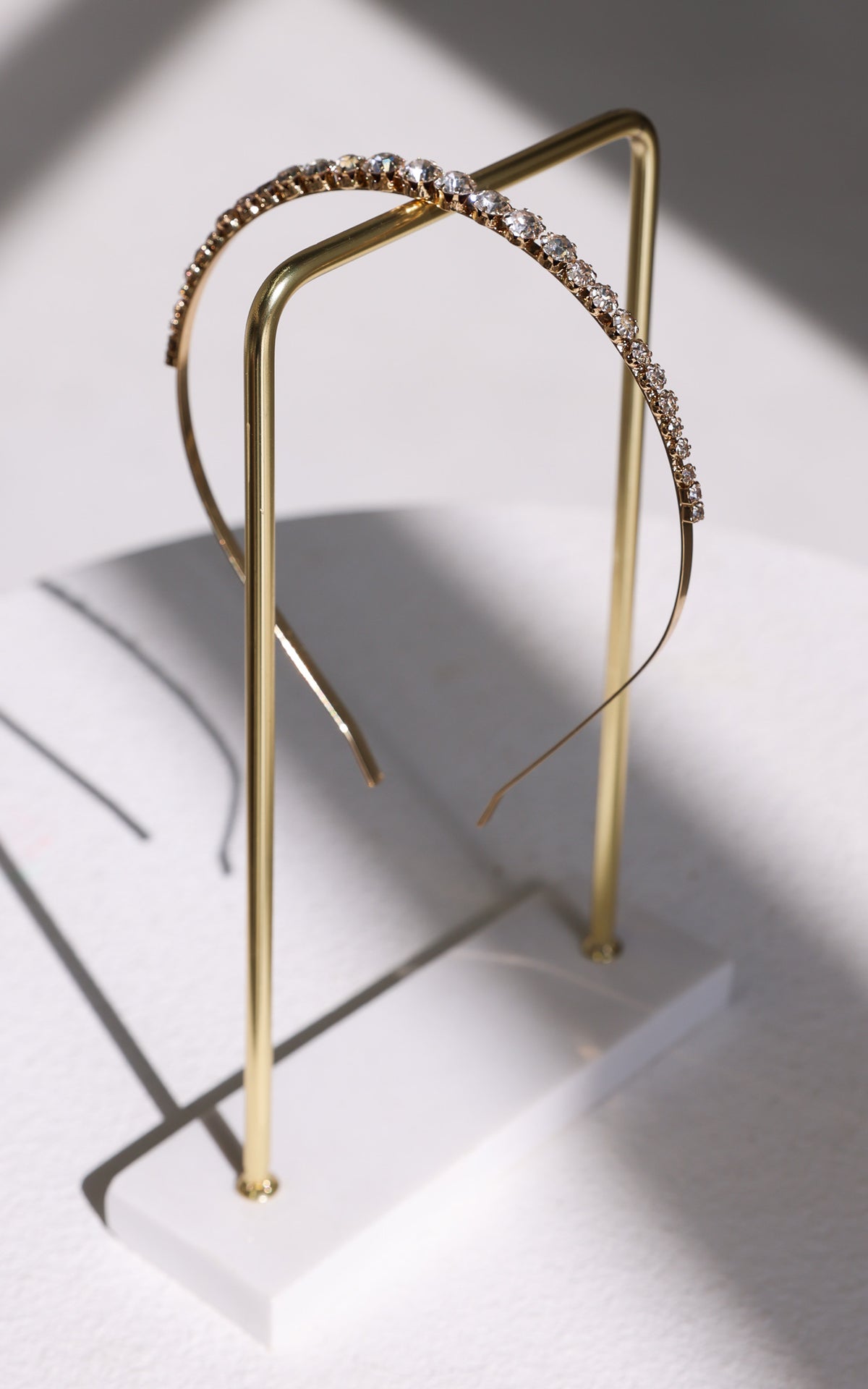 Millicent Headband - Gold Diamante