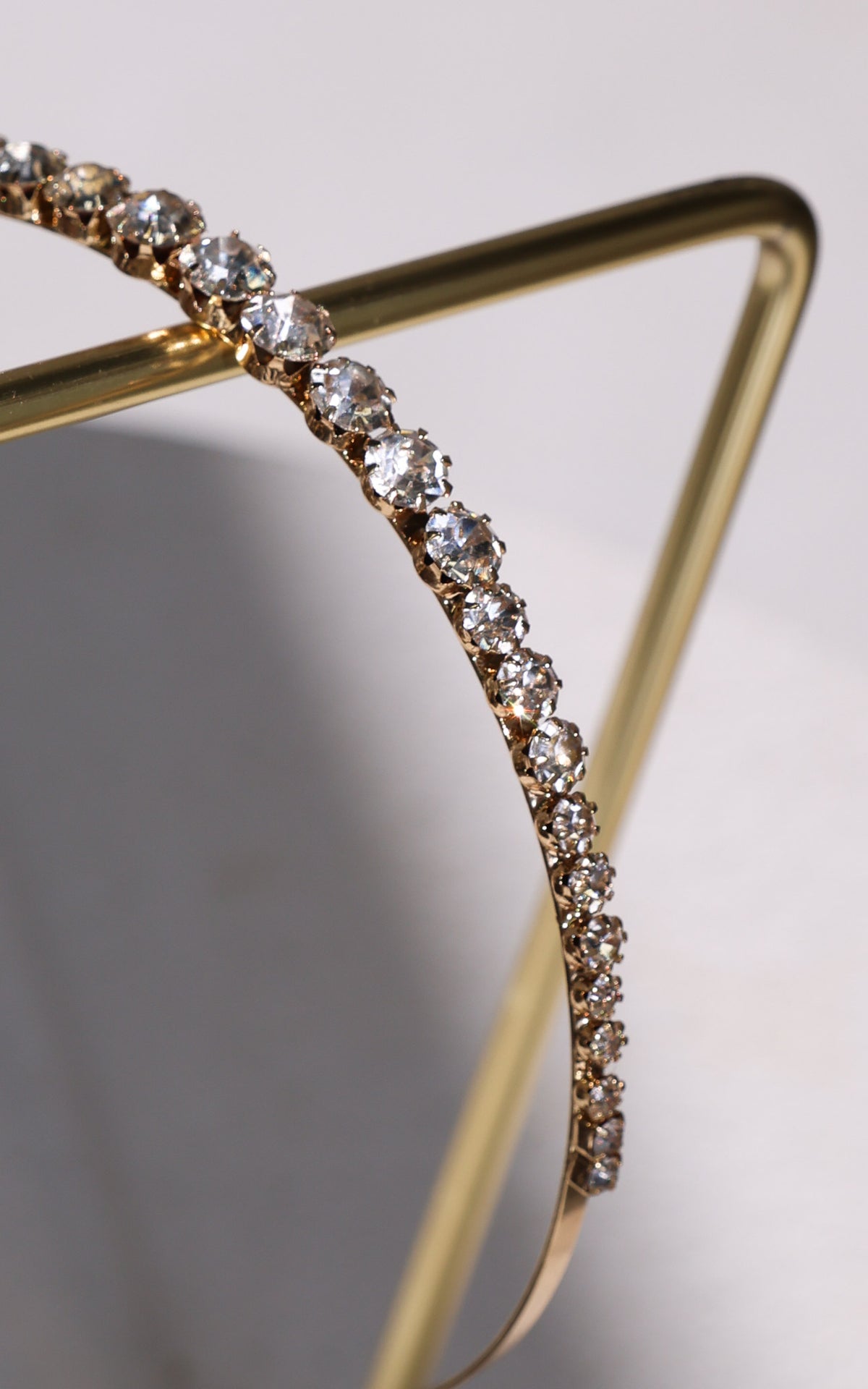Millicent Headband - Gold Diamante