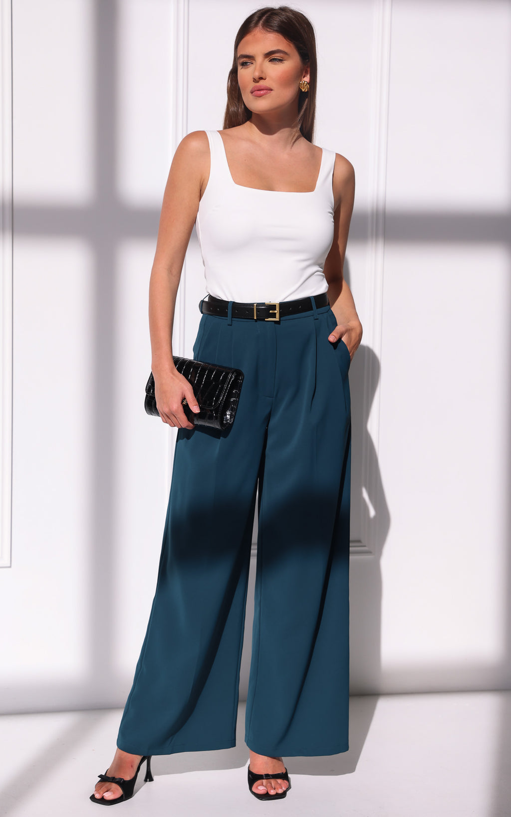 Nolly Belt - Black Square