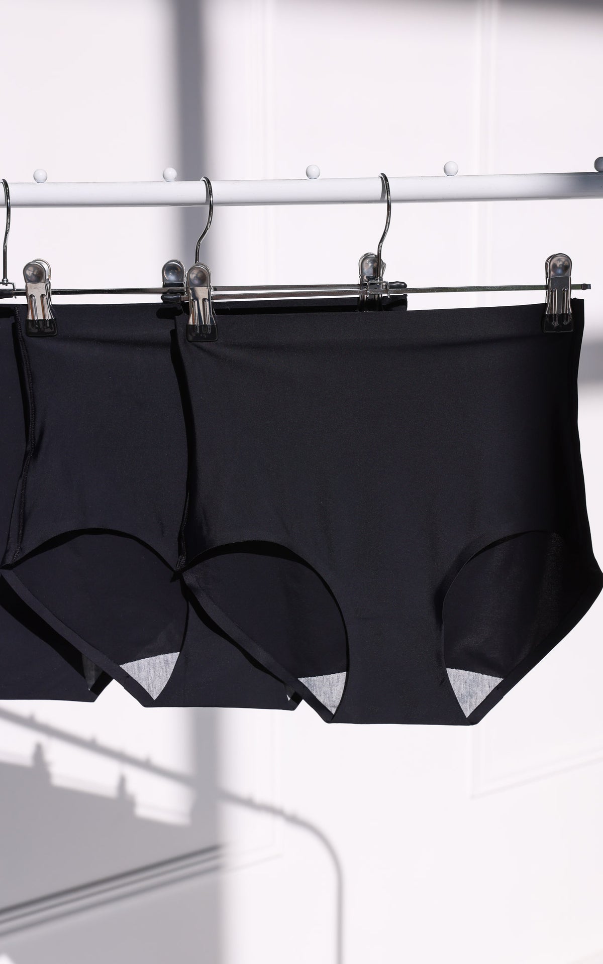 3 Pack: Prielle Seamless High Waisted Full Briefs - Black