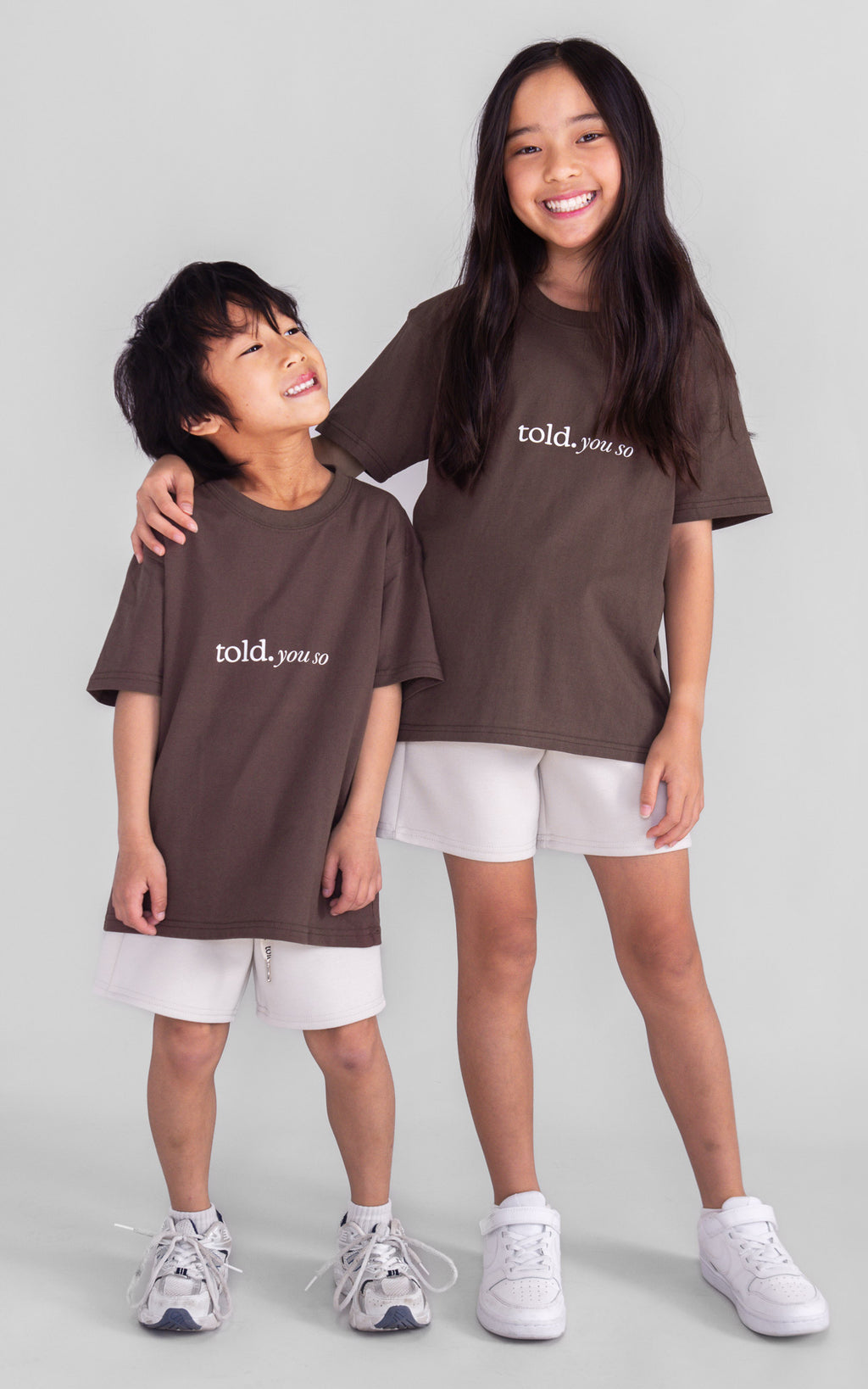 Ari Kids Shorts - Bone