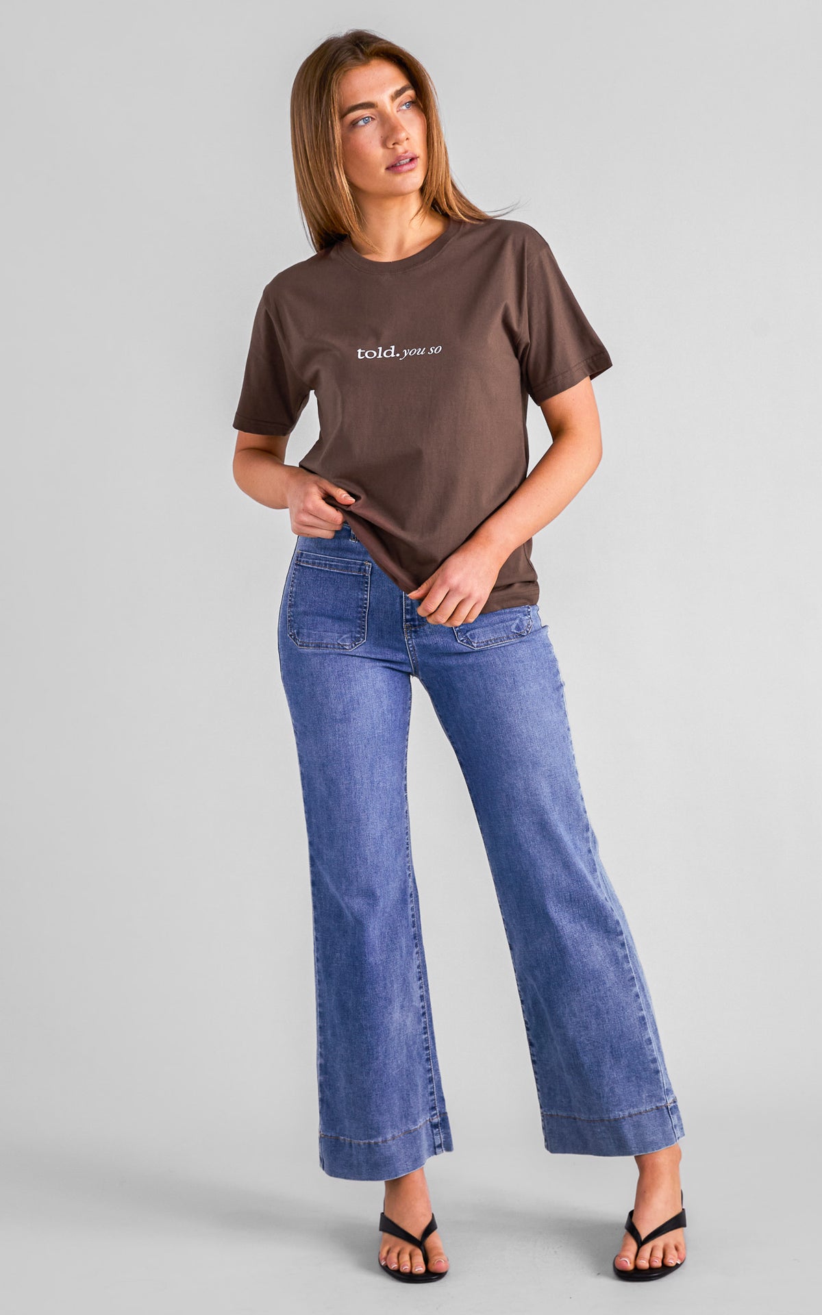 Ricco Unisex Tshirt - Chocolate Brown