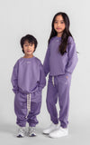 Luca Kids Crew Neck Jumper - Purple