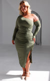 Sarah Midi Dress - Sage