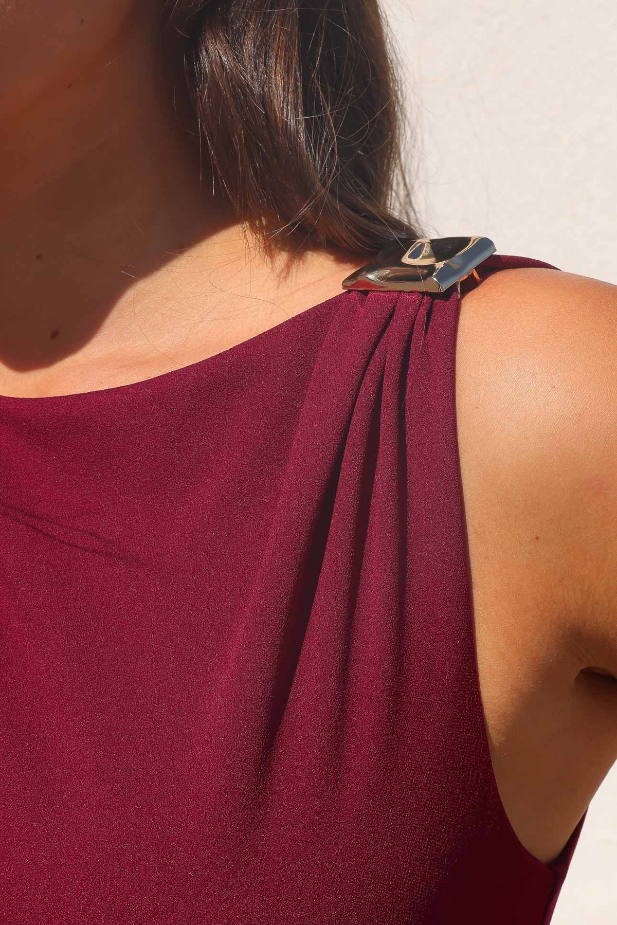 Saskia Maxi Dress - Wine
