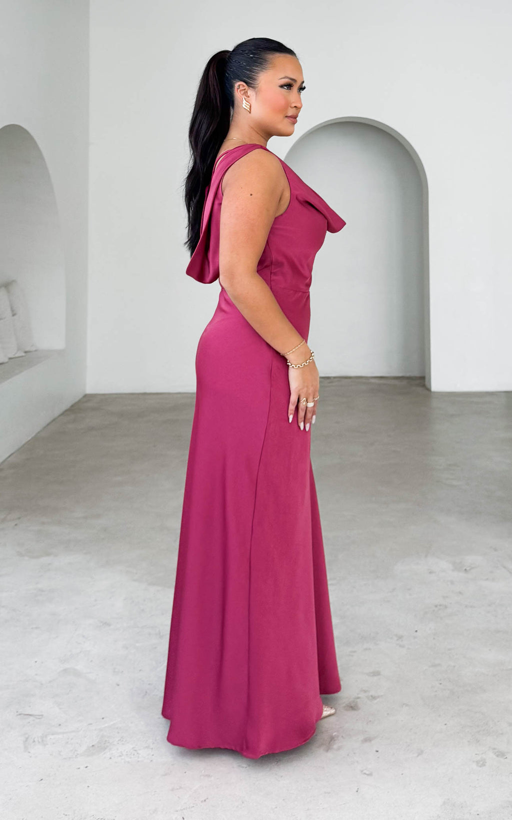 Schiffer Maxi Dress - Plum