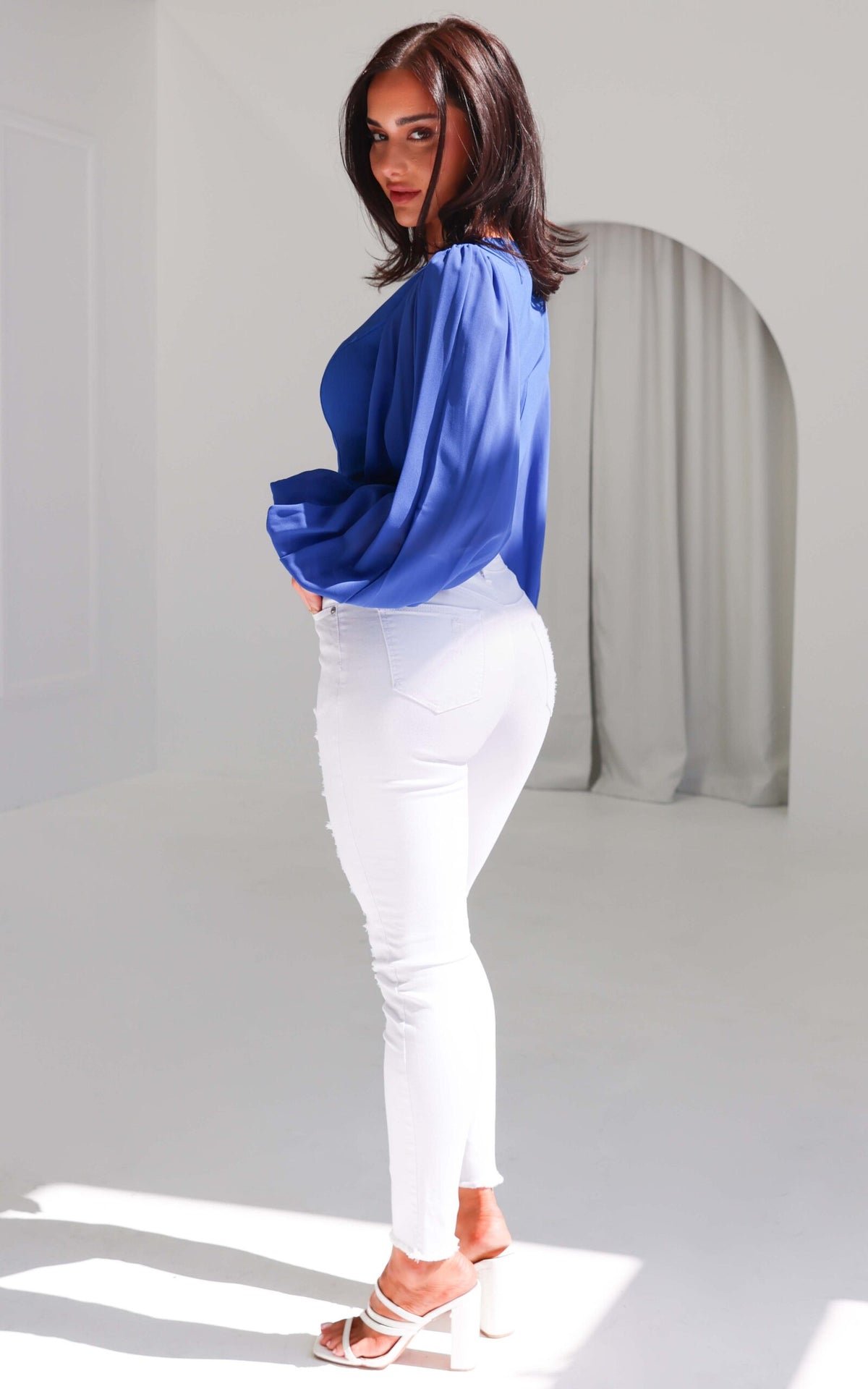 Strike Jeans - White