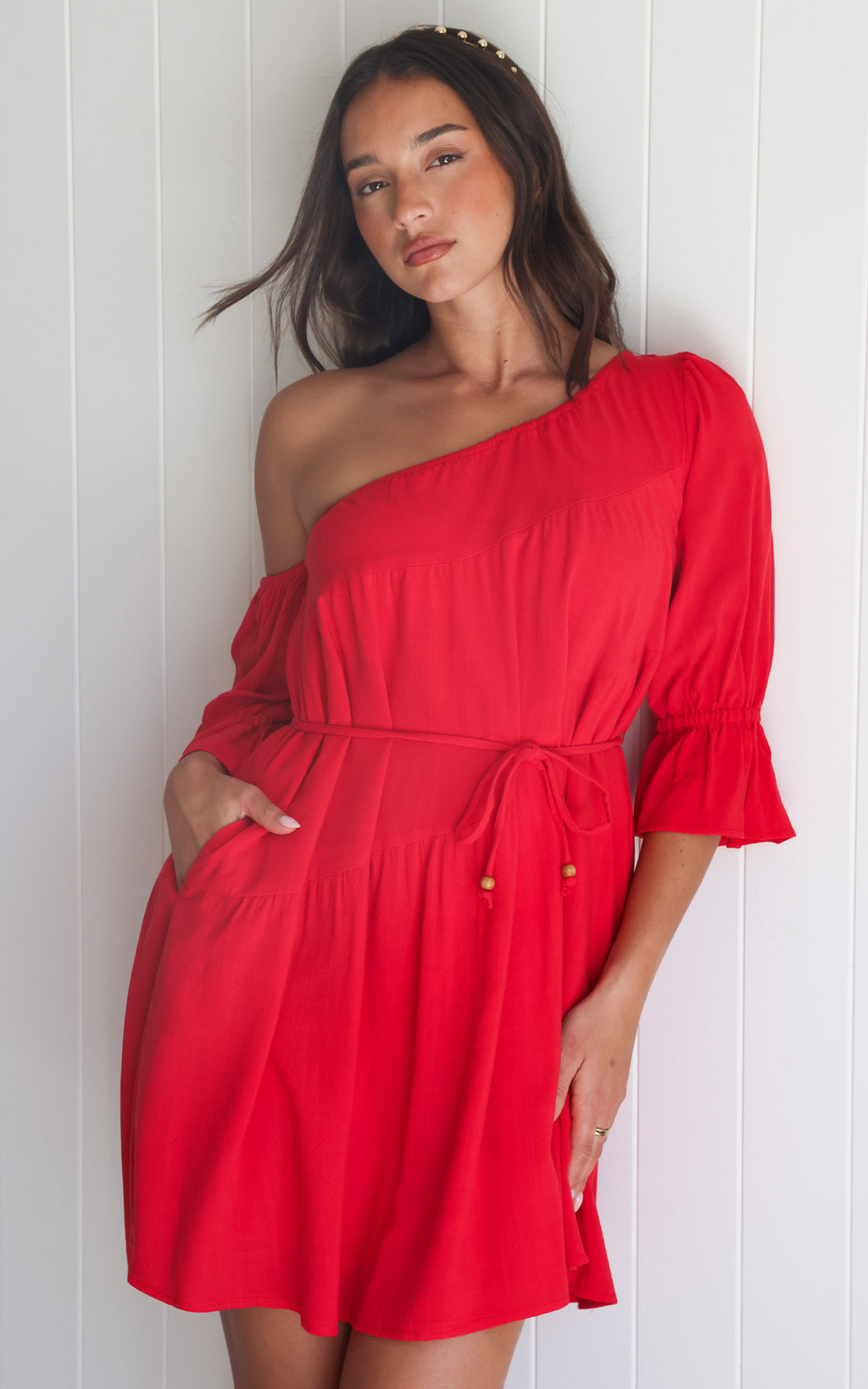 Talitha Mini Dress - Red